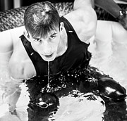 Jesse, out of the hot tub Photograph by JJ Whitley Jesse, out of the hot tub Photograph by JJ Whitley