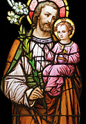 Jesus Christ with St. Joseph Photograph by Munir Alawi