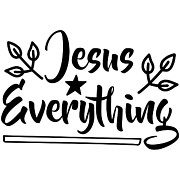 Jesus Everything Digital Art by Jacob Zelazny