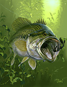 Jig In Weeds Painting by Al Agnew
