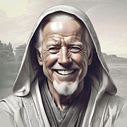 Joe-B-Wan Kenobi Digital Art by Mark Miller