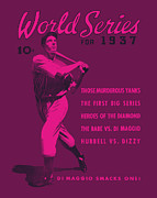 Joe DiMaggio  Yankees Painting by MotionAge Designs