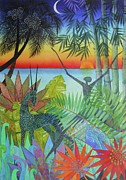 Joy at Sunset Painting by Jennifer Baird