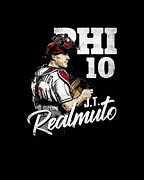 JT Realmuto Baseball Digital Art by Kelvin Kent