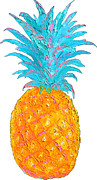 Painting of a Juicy Pineapple Painting by Jan Matson