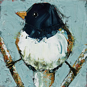 Junco On Stilts Painting by Jani Freimann