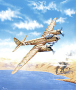 Junkers Ju 88 Painting by Steve Ferguson