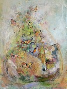 Kaleidoscope Painting by Kimberly Santini