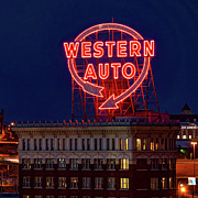 Red Radiance - Kansas City's Winning Glow Photograph by Gregory Ballos Red Radiance - Kansas City's Winning Glow Photograph by Gregory Ballos