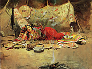 Keeoma 1896 Painting by Charles Marion Russell