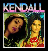 Kendall Jenner Bootleg Vintage Retro Design Digital Art by Kirania Finest
