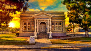 Kern Branch, Beale Memorial Library, in Bakersfield, California - digital painting Digital Art by Nicko Prints Kern Branch, Beale Memorial Library, in Bakersfield, California - digital painting Digital Art by Nicko Prints