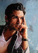 Kevin McGarry - Portrait II Painting by Jordan Blackstone