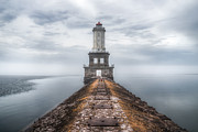 Keweenaw Waterway Lower Entrance Light Photograph by Brad Bellisle