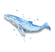 Killer Whale Hump Back Whales Painting by Tony Rubino