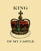 King Of My Castle Crown Digital Art by Madame Memento