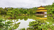 Kinkaku-ji or golden pavilion and pond, Kyoto Photograph by Lyl Dil Creations Kinkaku-ji or golden pavilion and pond, Kyoto Photograph by Lyl Dil Creations