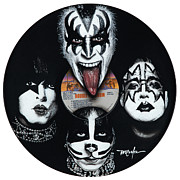Kiss Double Platinum Painting by Dan Menta