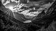Kjosnesfjorden, Norway - monochrome version Photograph by Andreas Levi Kjosnesfjorden, Norway - monochrome version Photograph by Andreas Levi