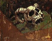 Knife scream Painting by Sv Bell