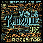 Knox and The Rocky Top Vols Digital Art by Brandi Fitzgerald