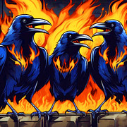 Koraki PhatSunny album cover Painting by John Gholson