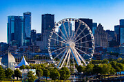La Grande roue de Montréal Ferris Wheel Photograph by Rebecca Harding