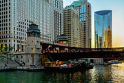 La Salle Street Bridge Photograph by Sharon Popek