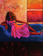Ladies in Waiting No. 1 Painting by Cora Marshall
