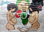 Lady Drawing by Joedee