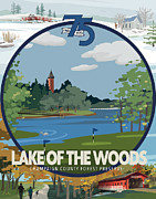 Lake of the Woods Forest Preserve Digital Art by Champaign County Forest Preserve District
