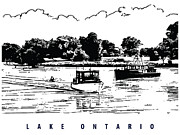 Lake Ontario, Albion, NY Digital Art by Long Shot