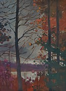 Lake Simcoe Fall Painting by Sheila Romard Lake Simcoe Fall Painting by Sheila Romard