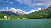 Lake St Moritz View Photograph by Matthew DeGrushe