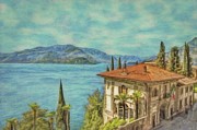 Lake View - Como Painting by Jeffrey Kolker