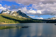 Lake With Sloping Mountain Photograph by David Fountain