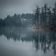 Lakeside Pavillion in Winter Photograph by Joanne Eastope
