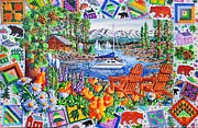 Lakeside Retreat Painting by Diane Phalen Lakeside Retreat Painting by Diane Phalen