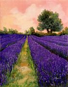 L'albero In Fondo Painting by Guido Borelli