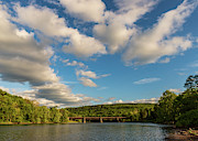 Landscape Photography - Roebling Bridge Pike County PA / Sullivan County NY 3 Photograph by Amelia Pearn Landscape Photography - Roebling Bridge Pike County PA / Sullivan County NY 3 Photograph by Amelia Pearn