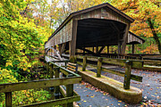 Lantermans Covered Bridge Photograph by Sebastian Musial Lantermans Covered Bridge Photograph by Sebastian Musial