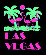 Las Vegas Retro Digital Art by Flippin Sweet Gear