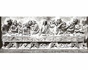 Last Supper Drawing by Mark Baranowski Last Supper Drawing by Mark Baranowski