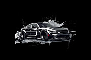 late model Dodge Charger T-shirt Digital Art by Bill Posner