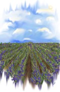 Lavender Field Digital Art by Angrulla MF