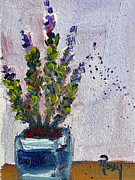 Lavender on the Lanai Painting by Roxy Rich Lavender on the Lanai Painting by Roxy Rich