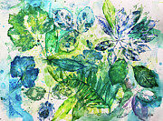 Leaves of Green Painting by Clara Sue Beym Leaves of Green Painting by Clara Sue Beym
