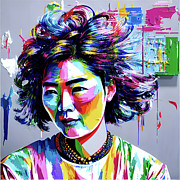 Lee Bul expressionism Digital Art by Christina Fairhead Art and Merch