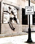 Left Lane Must Turn Left Photograph by Philly Photos Left Lane Must Turn Left Photograph by Philly Photos
