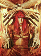 Leilah - Nocturne VI Painting by Sv Bell